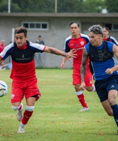 Primer amistoso frente a Quilmes